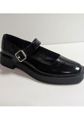 No Boundaries Black Chunky Mary Jane Shoes Women Size 9 EUC Retro Y2K